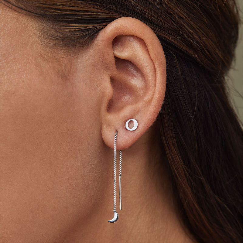 Violet Hamden Luna 925 Sterling Zilveren Oorbellen met Manen VH16048-zoom-