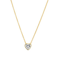 Sif Jakobs Amorino 18 karat gold plated Necklace SJ-N2492-CZ-YG