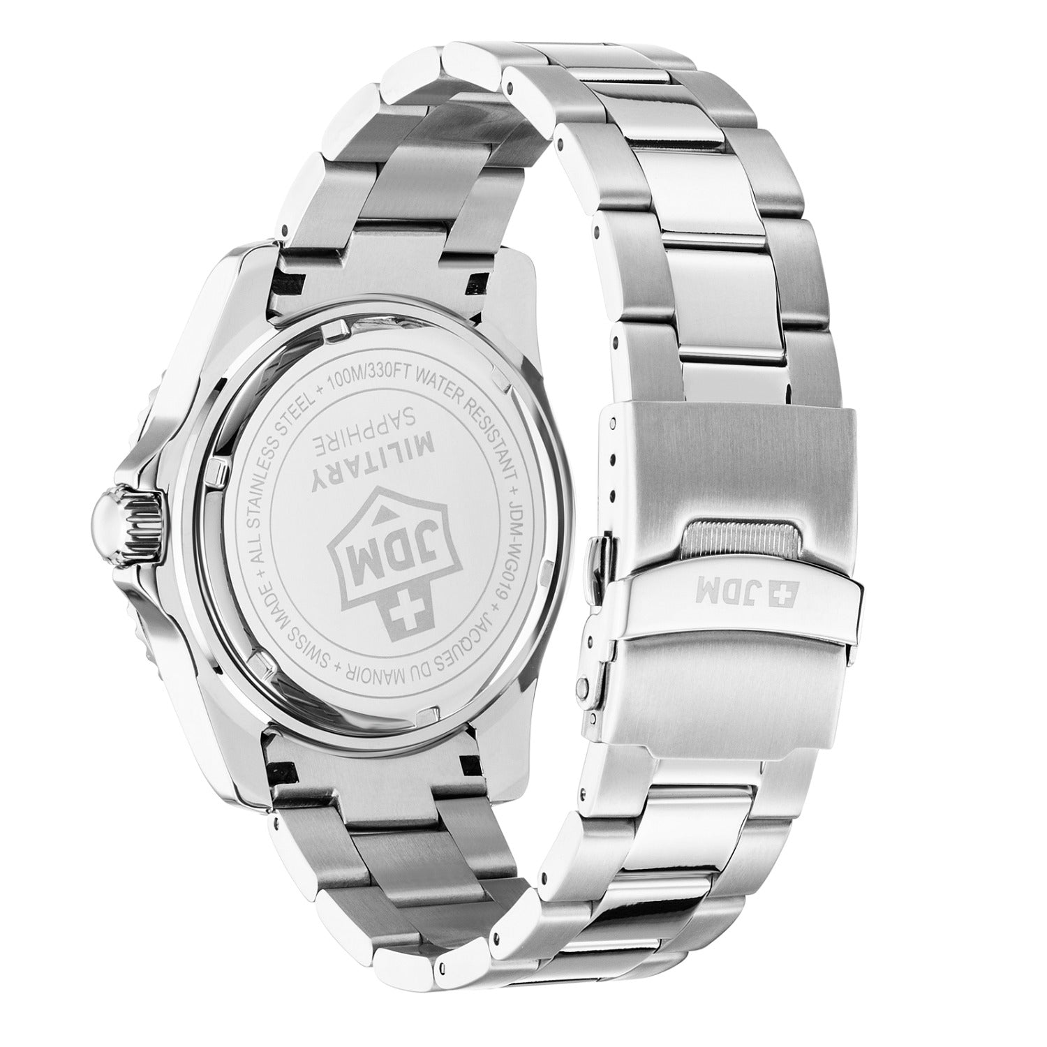 JDM Military Sierra Black Men's Watch JDM-WG022-03