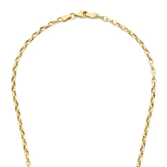 Isabel Bernard Aidee Camille 14 Carat Golden Schakel Necklace IB340159