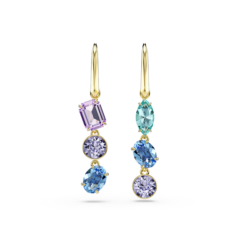 Swarovski Gema Gold Plated Earrings 5747917-zoom-
