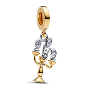 Pandora Collabs Gold Plated Disney Lumiere Charm 763985C01