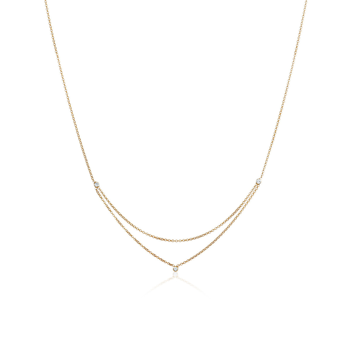 Elli 925 Sterling Silver Layered 2004-BF-0008053-001