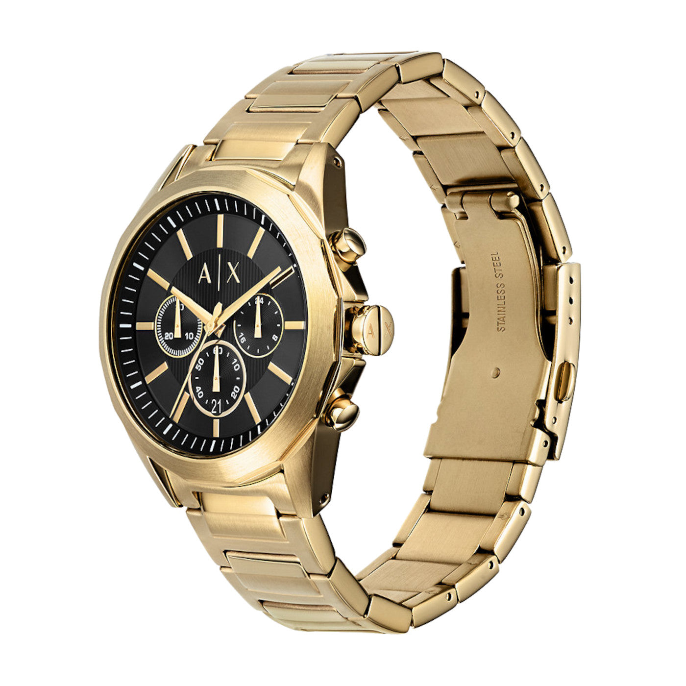 Armani Exchange Drexler Gold Watch AX2611