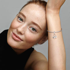 Pandora Moments 925 Sterling Silver Shoes Baby Bottle And Heart Charm 798106CZ