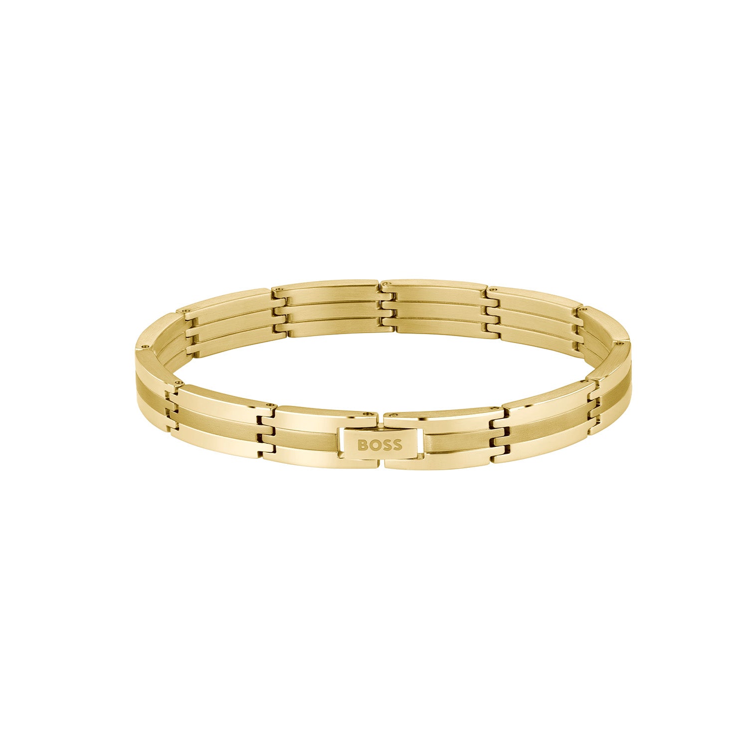 Hugo Boss Stainless Steel Gold-coloured Men's Chain bracelet HBJ1580805