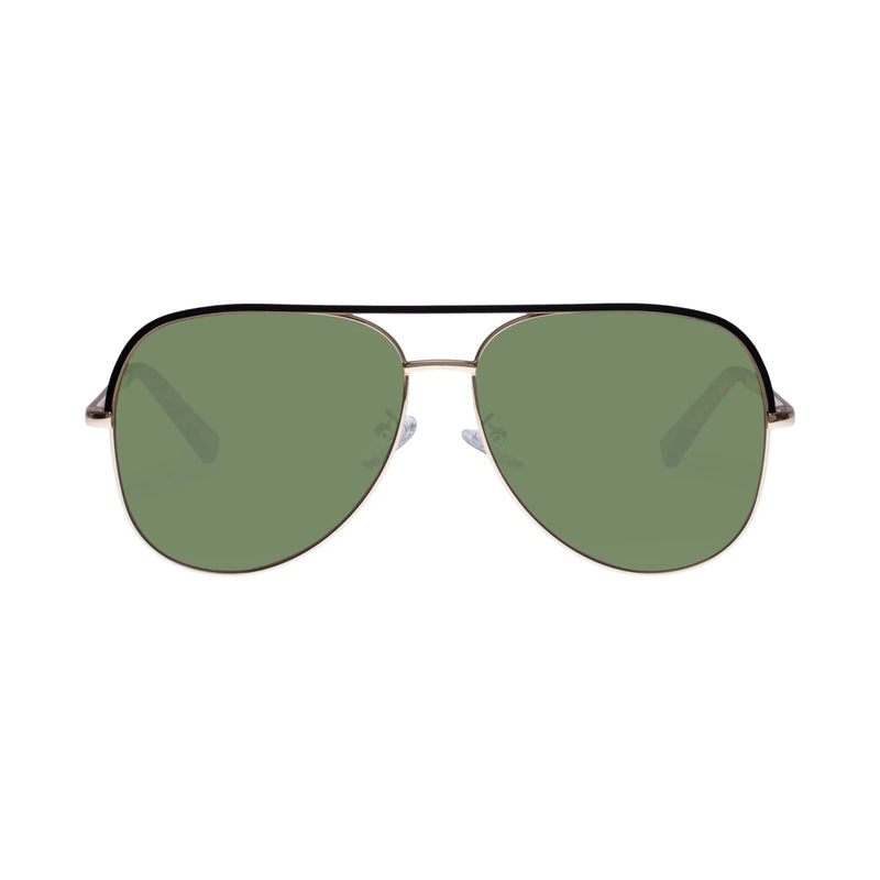 Le Specs Hey Bby Zwarte Zonnebril LSP2202497-zoom-