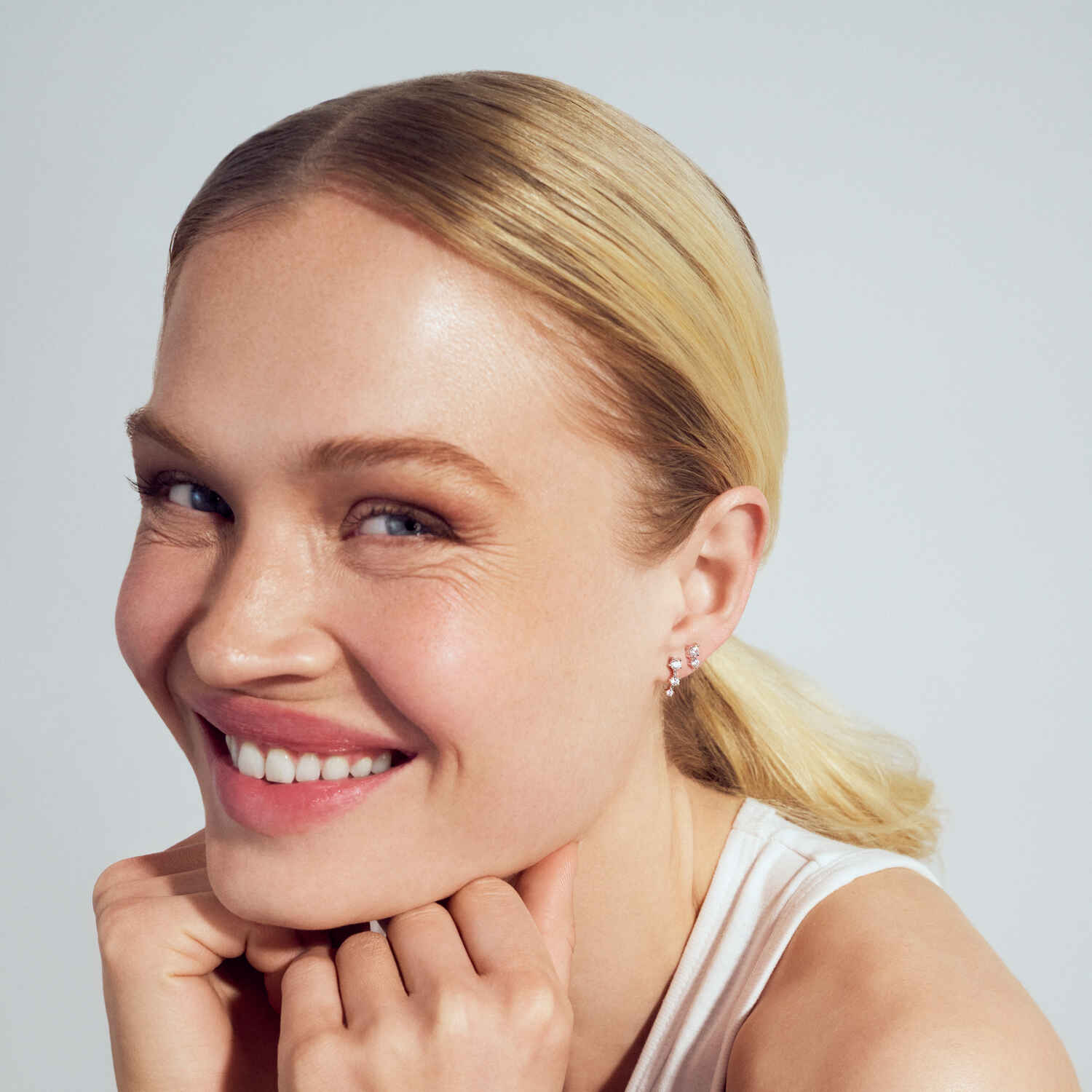 Sif Jakobs 925 Sterling Silver Lucente Due Earrings SJ-E2702-CZ