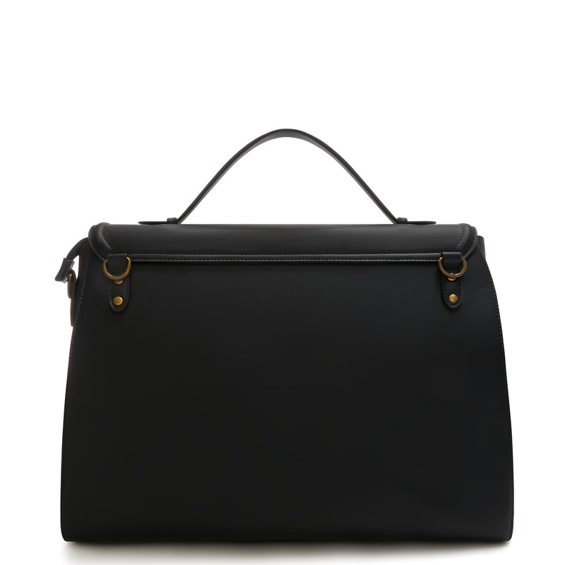 Violet Hamden Essential Bag Zwarte Handtas met 16.4 inch Laptopvak VH21005-zoom-