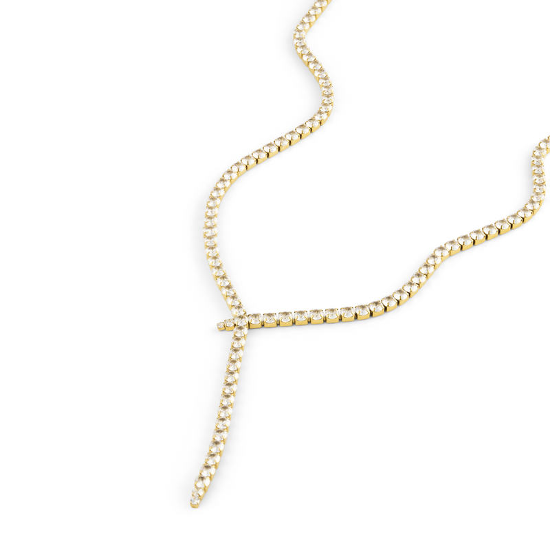 Mockberg Kenza Gold Plated Alora Necklace MB1930-zoom-