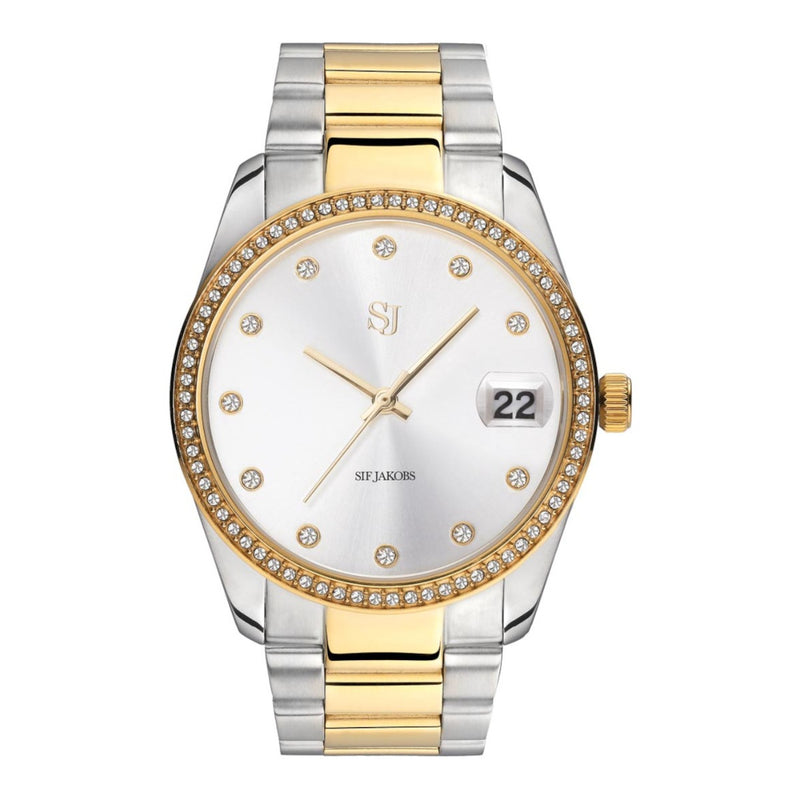 Sif Jakobs Electra Gouden Dameshorloge SJ-W1054-CZ-YG2-zoom-