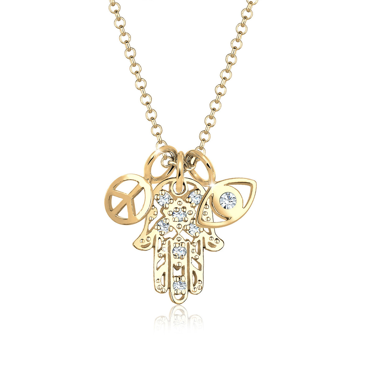 Elli 925 Sterling Silver Necklace 2004-BF-0007662-001