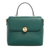 Furla Moonlight Green Leather Satchel 2001-A0629245