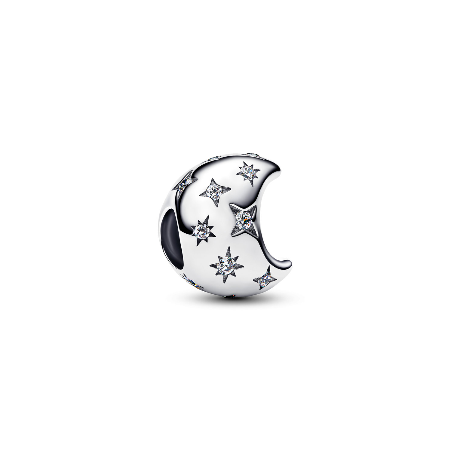 Pandora Moments 925 Sterling Silver Crescent Moon Charm 794254C01