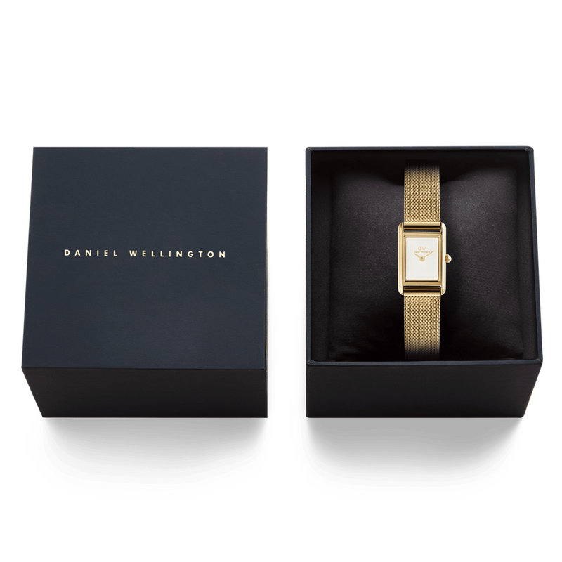 Daniel Wellington Bound Mini Evergold Wit Dameshorloge DW00100928-zoom-
