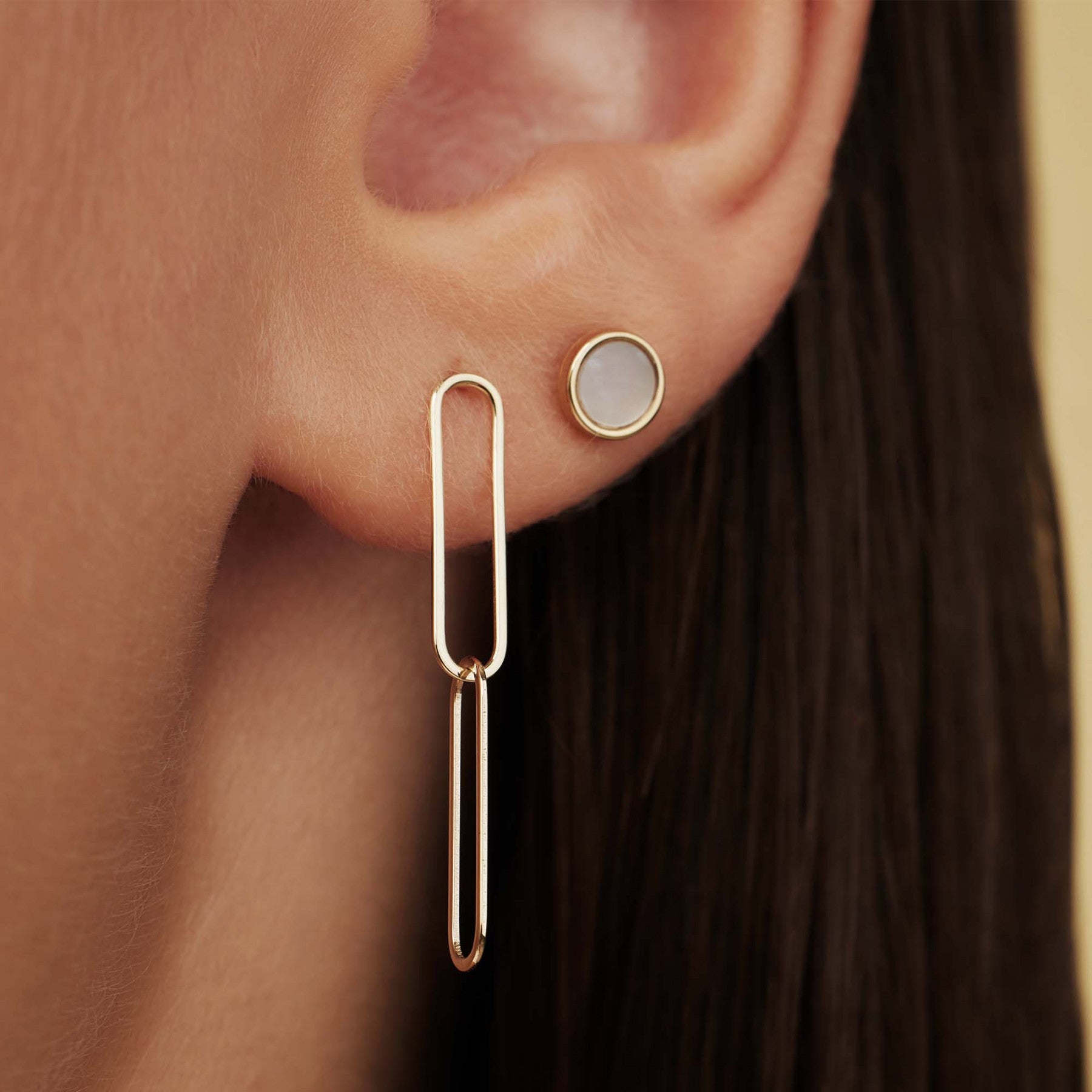 Isabel Bernard Cadeau d´Isabel 14 Carat Golden Earrings Set IB90126