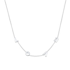 Elli 925 Sterling Silver Link Chain Necklace 2004-BF-0007711-001