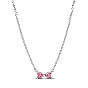 Pandora Timeless 925 Sterling Silver Bow Pendant Necklace 394235C01-45