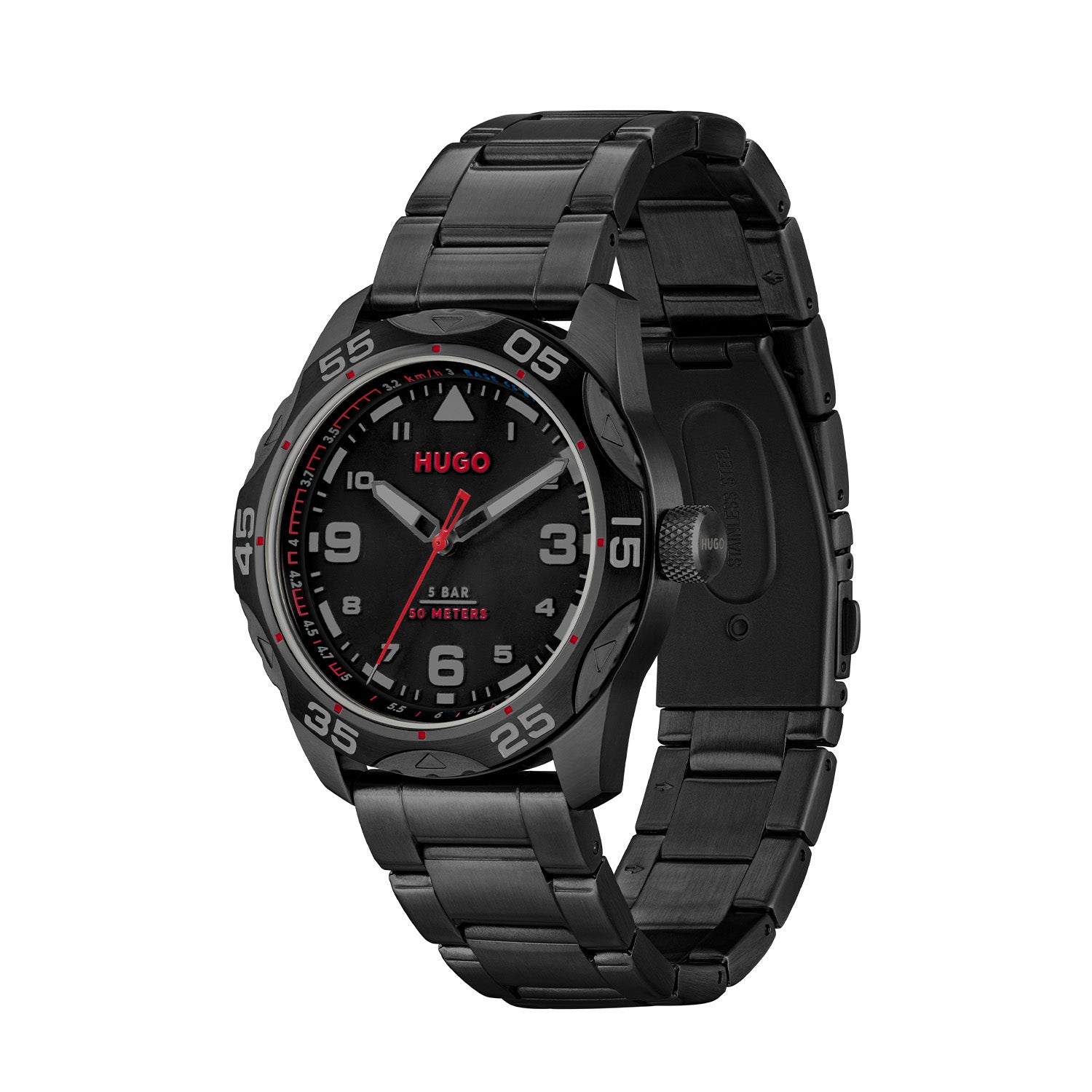 Hugo Boss HUGO #TREK Zwart Heren Horloge 2002-HU1530333