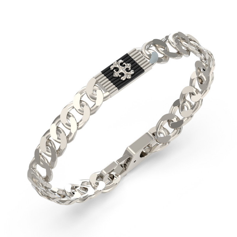 Guess Rebel Moon Silver Bracelet JUMB05070JWSTBKS-zoom-