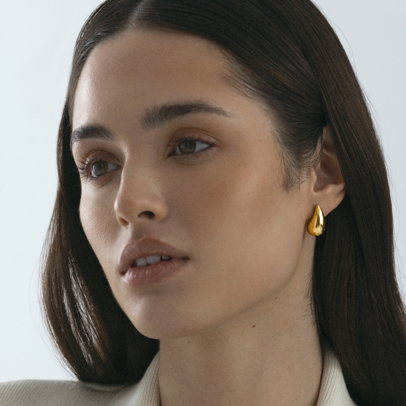 Mockberg Plain Daring Small Earrings MB0189-zoom-