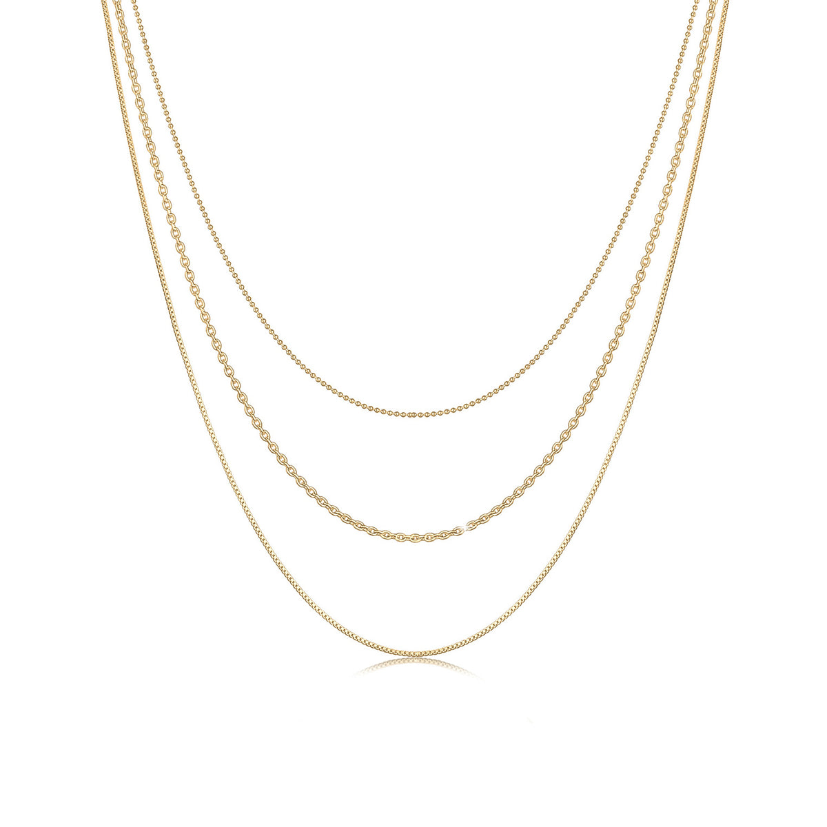 Elli 925 Sterling Silver Layered 2004-BF-0007740-001