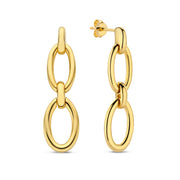 Parte Di Me Bibbiena Poppi Clara 925 Sterling Zilveren Gold Plated OorhangersPDM36188