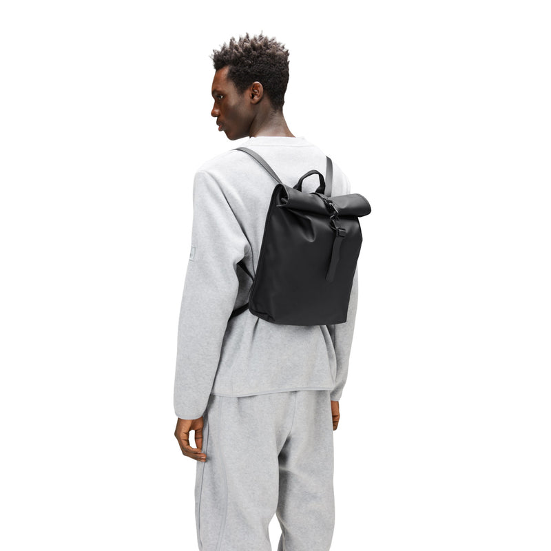 Rains Rolltop Black Backpack R13330-01-zoom-