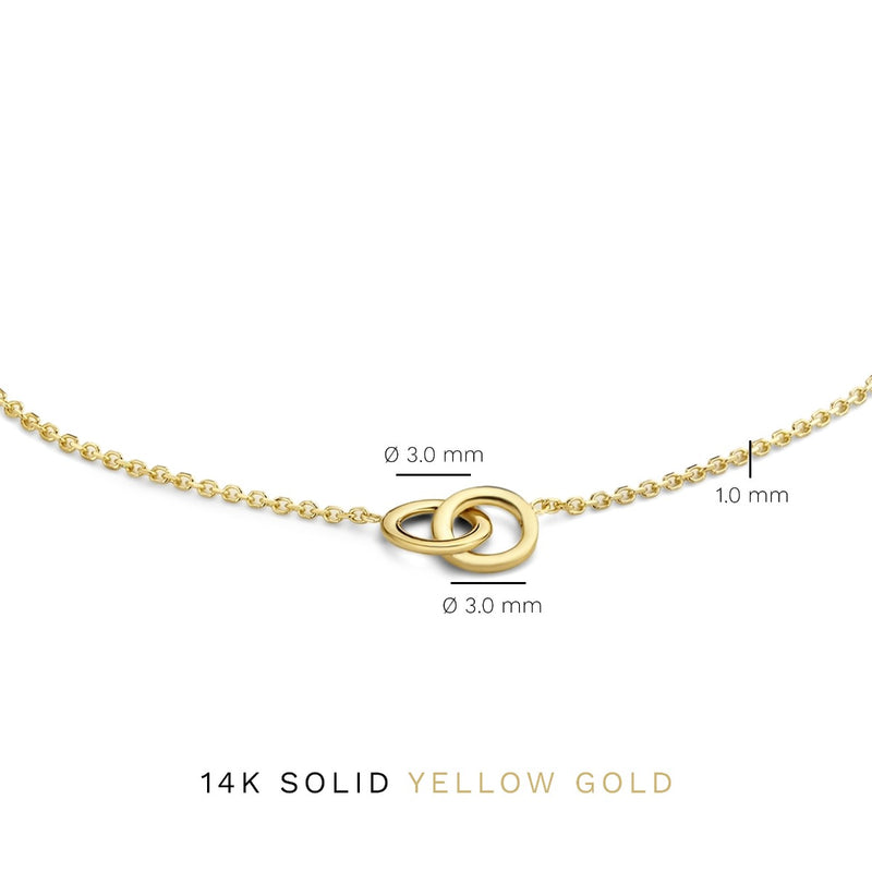 Isabel Bernard 14 Karaat Gouden Le Marais Zoé Armband IB320104-zoom-