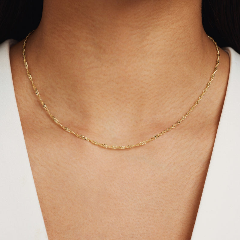 Isabel Bernard Rivoli Lilou 14 karaat gouden ketting IB340113-zoom-