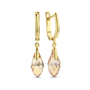 Parte Di Me La Sirena Ombrone 925 Sterling Zilveren Gold Plated Oorhangers PDM36144