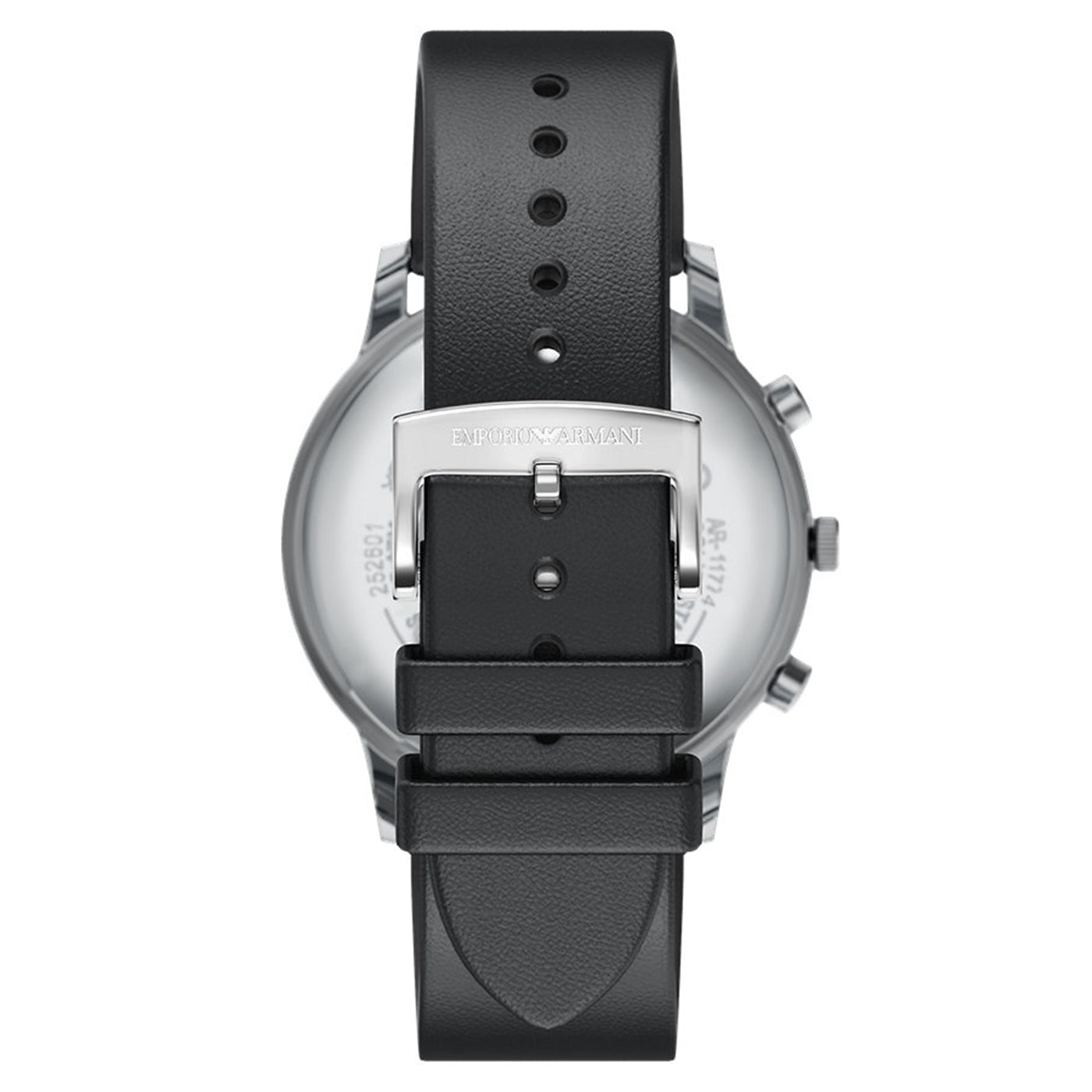 Emporio Armani Round Black Dial Watch AR11774