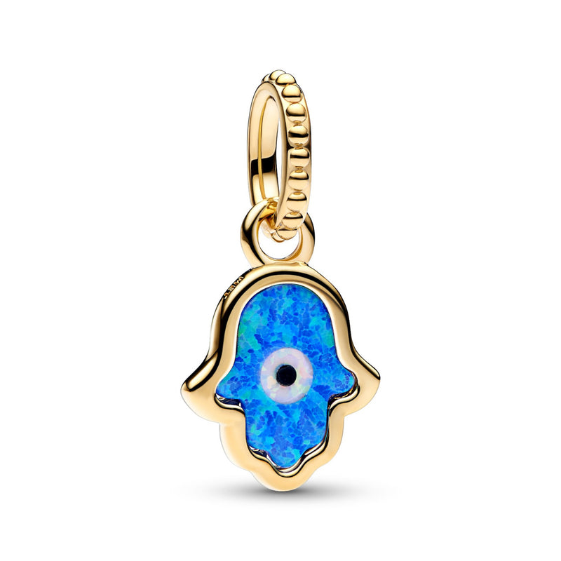 Pandora Moments Hamsa Hand Charm 762699C01with14 Carat Gold Plating-zoom-