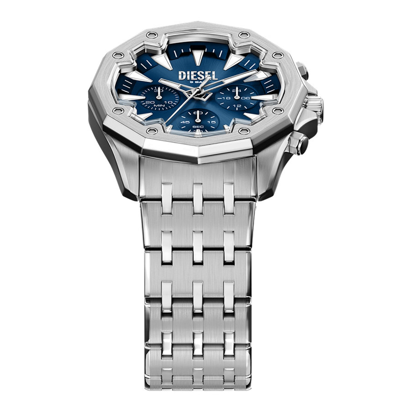 Diesel Stinger Round Blue Dial Watch DZ4706