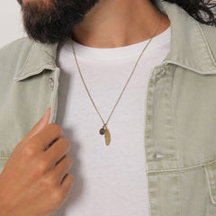 Kuzzoí 925 Sterling Silver Necklace with Quartz 2004-BF-0007881-001