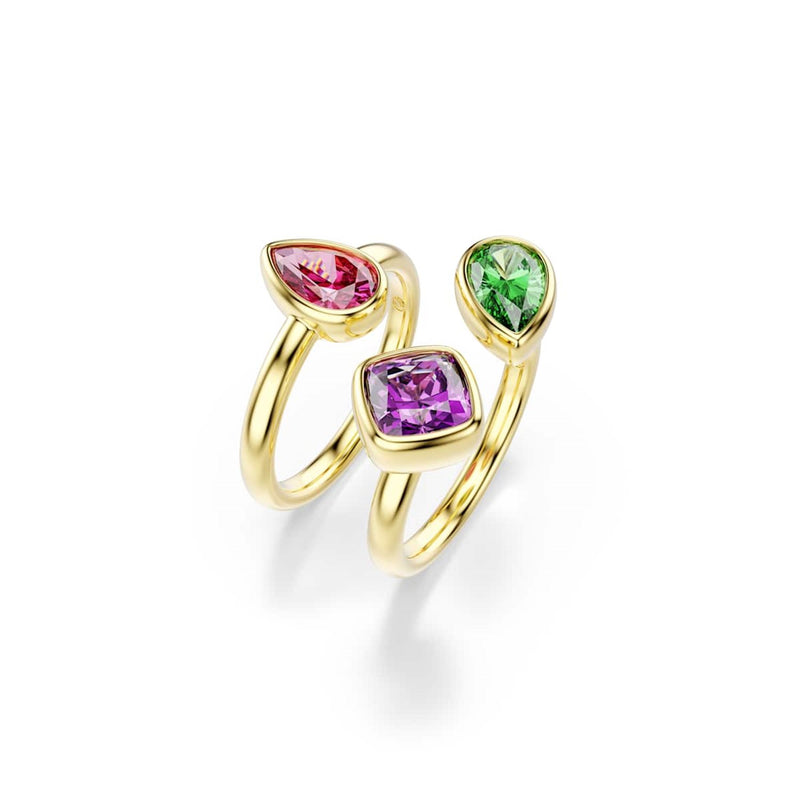 Swarovski Imber Organic Goudkleurige Stacking Ring 5753277-zoom-