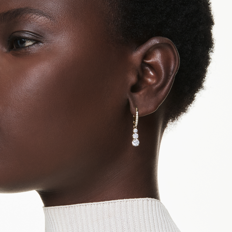 Swarovski Stilla Gold Coloured Earrings 5723300-zoom-