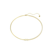 Swarovski Matrix Tennis Goudkleurige Ketting 5747717