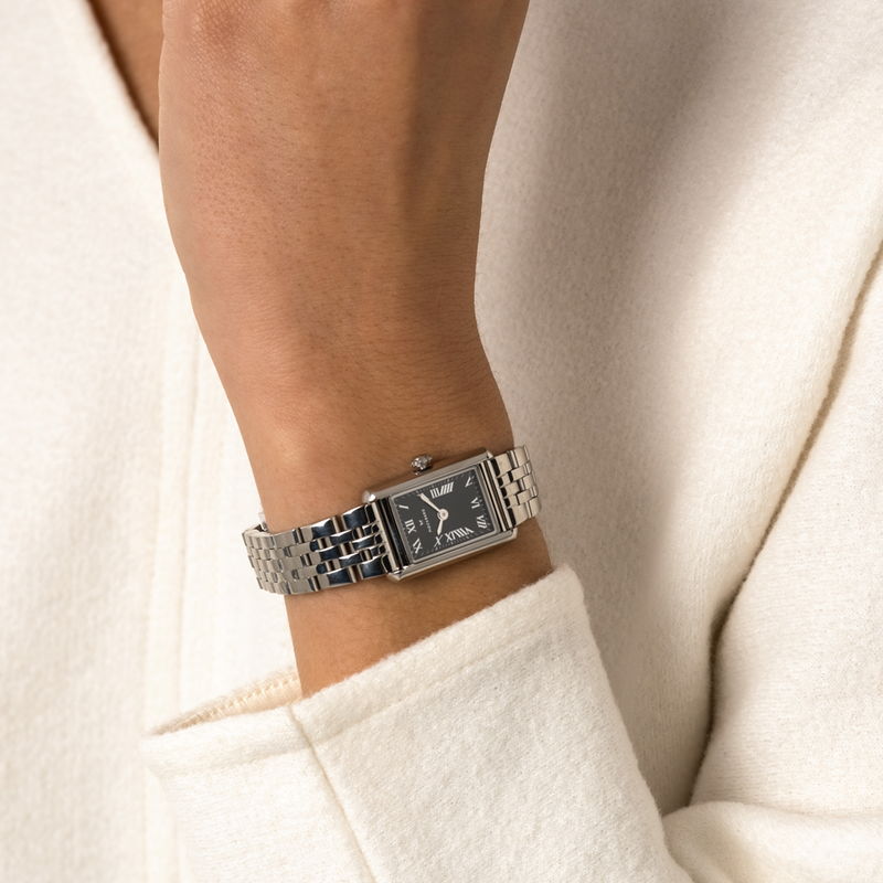 Mockberg Timeless Silver Noir Watch MO244-zoom-