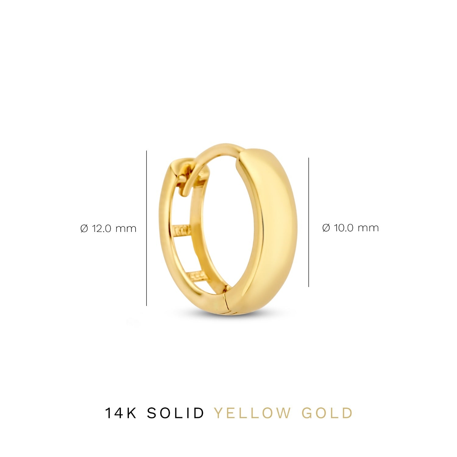 Isabel Bernard Cadeau d'Isabel 14 Carat Golden Earrings Set IB90147