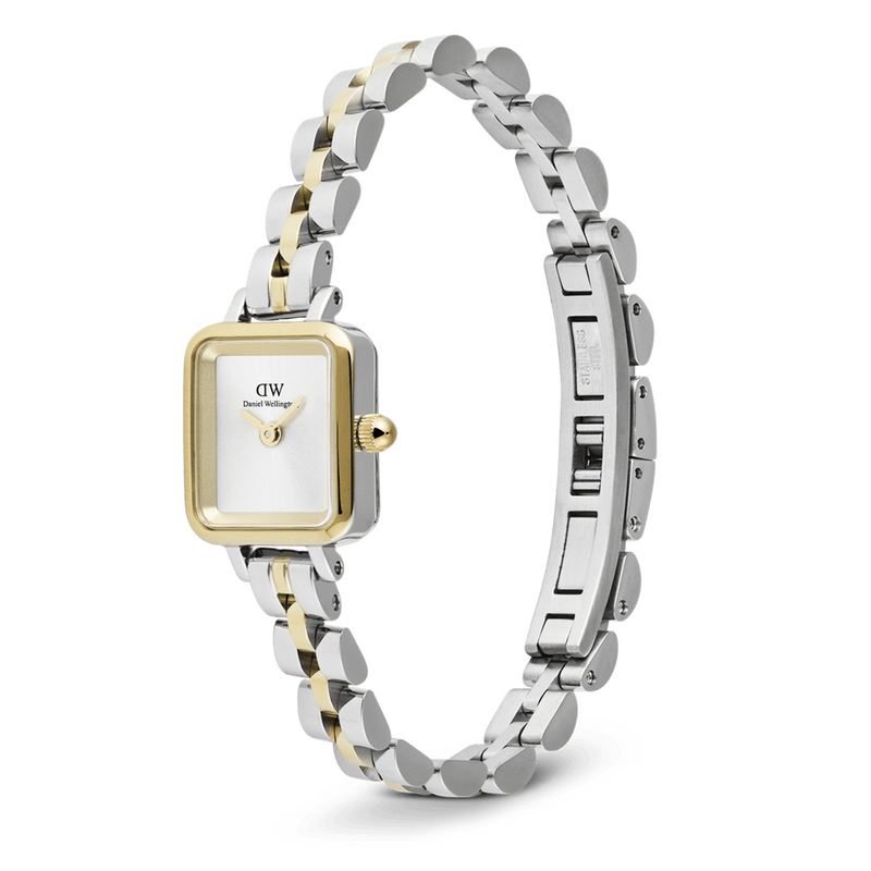 Daniel Wellington Quadro Mini Arch 3-Link Bicolor Dameshorloge DW00100925-zoom-