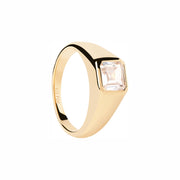 P D Paola The New Essentials 925 Sterling Silver Ring AN01-984-10 Gold Plated