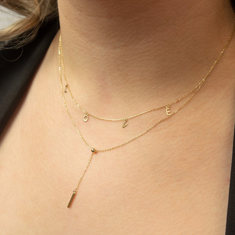 Jackie Gold 14K Golden Necklace JKN23.305-zoom-