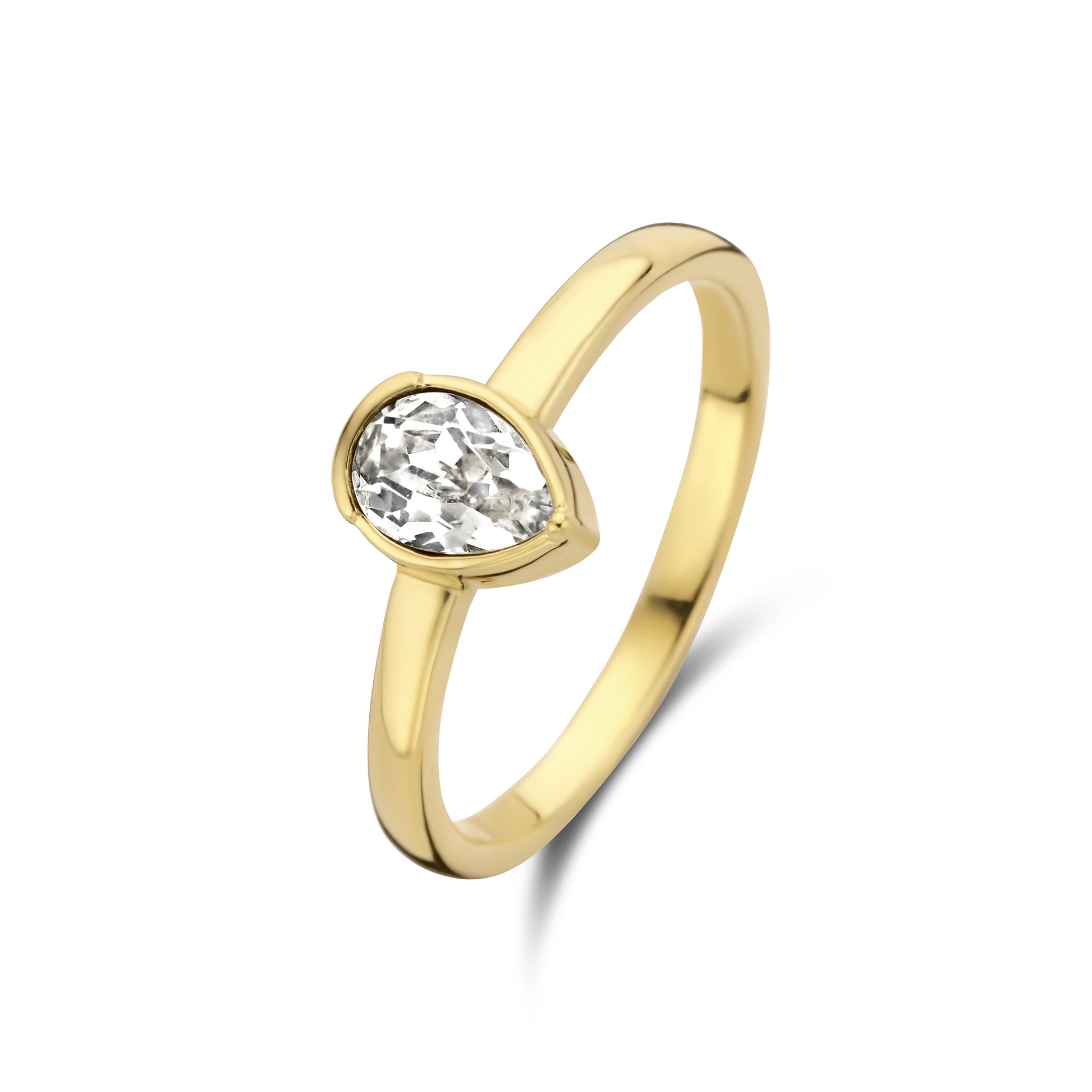 Parte Di Me Cento Luci Natale 925 Sterling Zilver Gold Plated Ring PDM33043-56