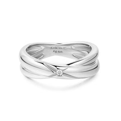 Ania Haie Ania Haie Dusk Divas 925 Sterling Silver Ring 2002-AH-R061-06H52