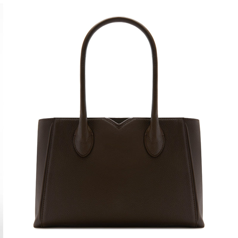 Isabel Bernard Honoré Cloe Midi Bruine Handtas van Kalfsleer IB25082-031-zoom-