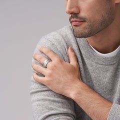 Fossil Harlow Zilverkleurige Ring JF04568040-9