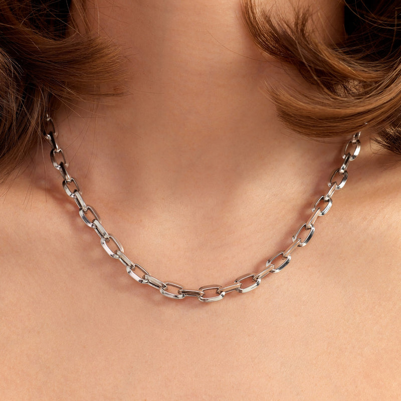 Parte Di Me Bibbiena Poppi Lucia 925 Sterling Zilveren Schakelketting PDM34101-zoom-