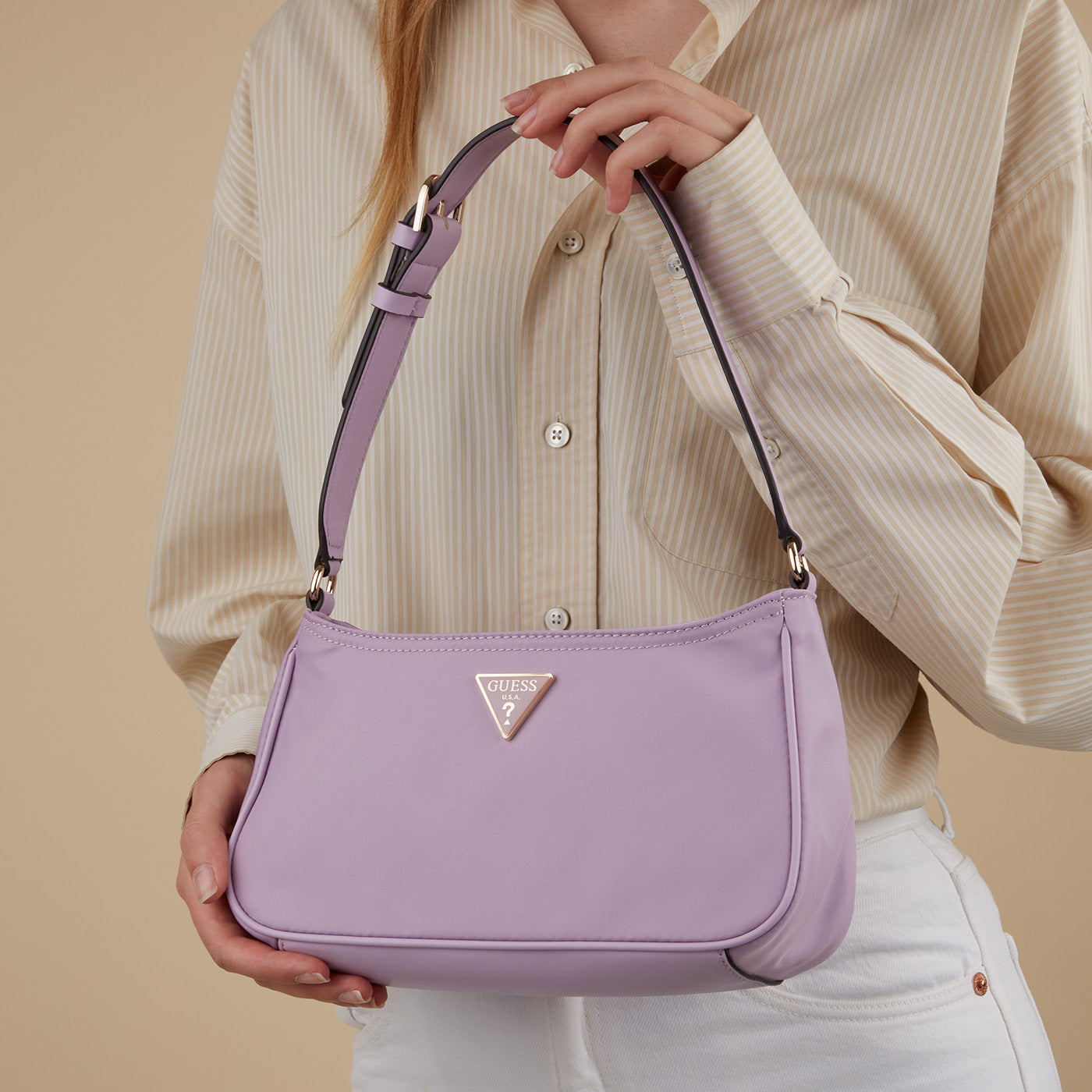 GUESS Little Bay Paarse Schoudertas HWNG81-16180-LIL