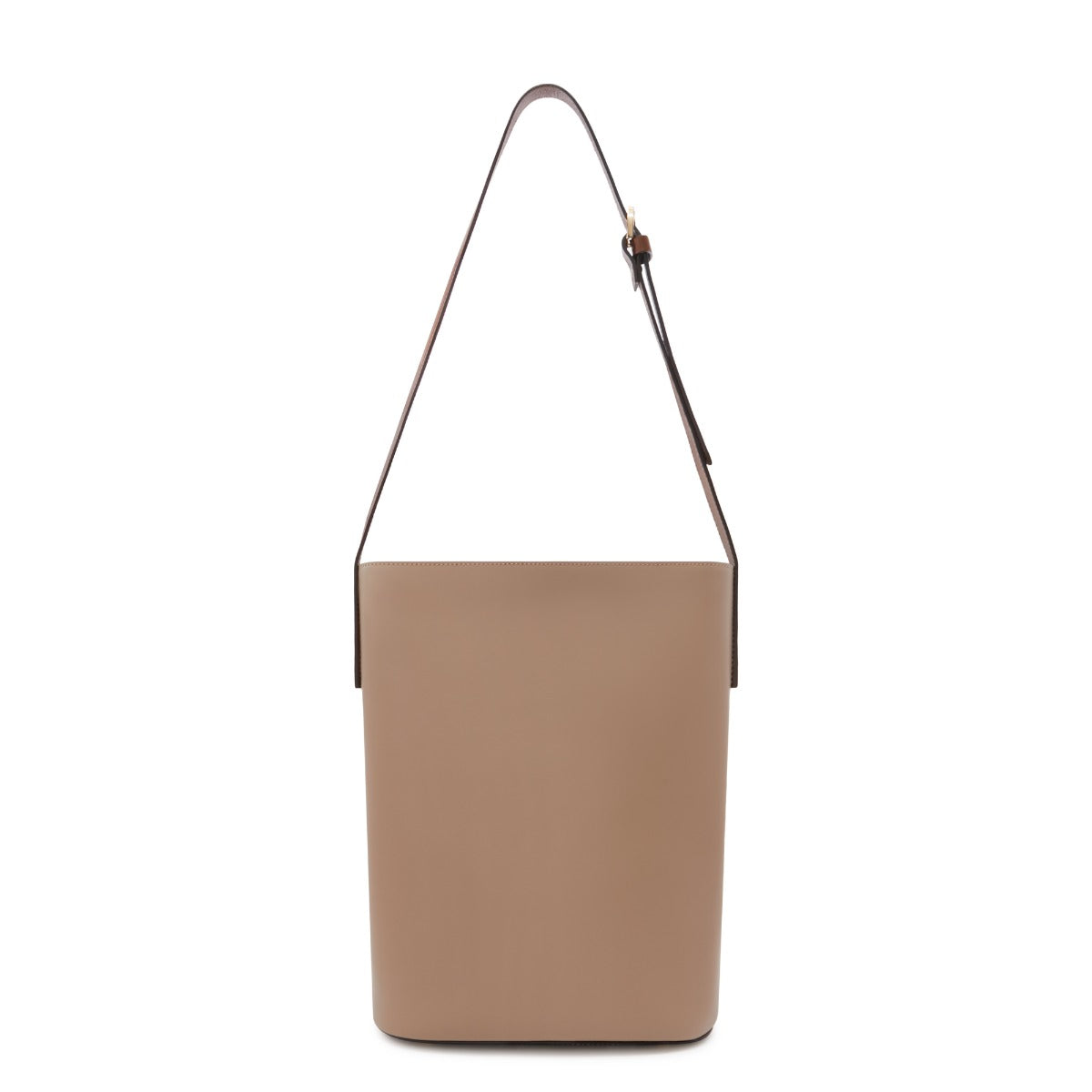 Isabel Bernard Honoré Lora Taupe Calfskin Leather Shoulder Bag IB25085-378